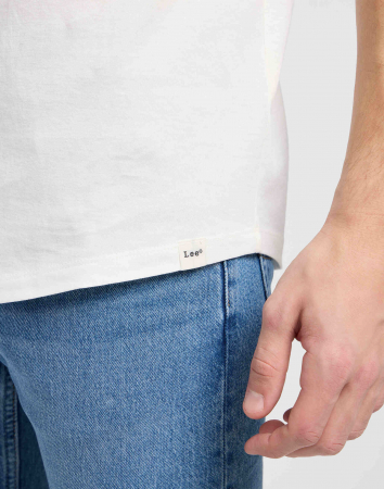 Lee Tricou Regular Alb Barbati [4]