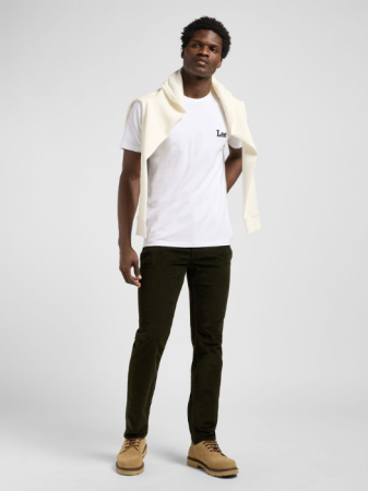 BARBATI - Lee Tricou Alb Regular Barbati