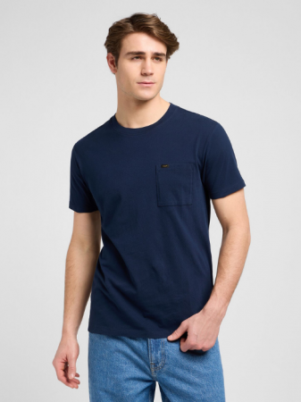 BARBATI - Lee Tricou Navy Slim Barbati