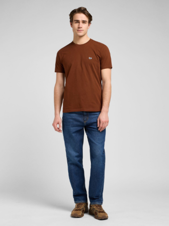 BARBATI - Lee Tricou Cafeniu Regular Barbati