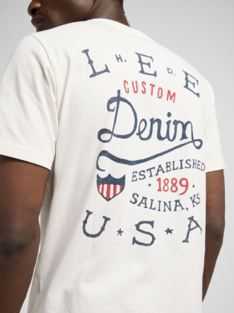 Lee Tricou Crem Regular Barbati [4]