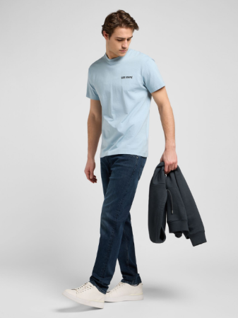 BARBATI - Lee Tricou Mavi Relaxed Barbati