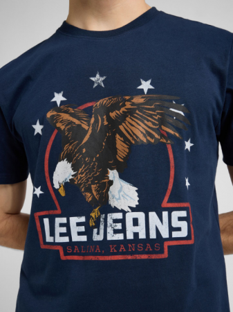 Lee Tricou Navy Regular Barbati [3]