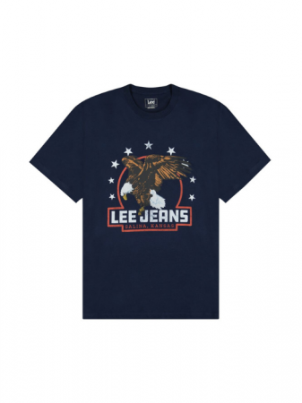 Lee Tricou Navy Regular Barbati [5]