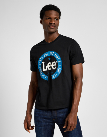 IMBRACAMINTE - Lee Tricou Regular Negru Barbati