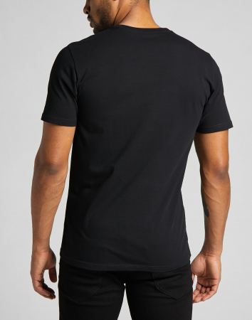 Lee Tricou Negru Regular Barbati [2]