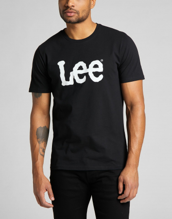BARBATI - Lee Tricou Negru Regular Barbati
