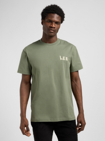 BARBATI - Lee Tricou Haki Relaxed Barbati