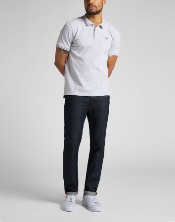 Lee Tricou Polo Gri Deschis Regular Barbati [5]