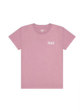 Lee Tricou Roz Deschis Relaxed Femei [5]