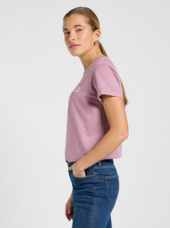 Lee Tricou Roz Deschis Relaxed Femei [2]