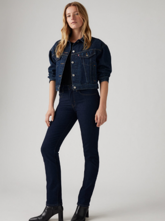 Straight - Levi's Женские Джинсы Индиго 724 Straight
