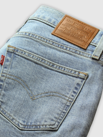 Levi's Blugi Albastri Deschisi 724 Straight Femei [4]