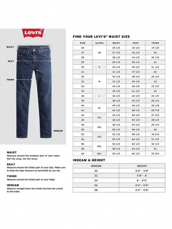 Levi's Мужские Джинсы Тёмные Серые 501 Regular [7]