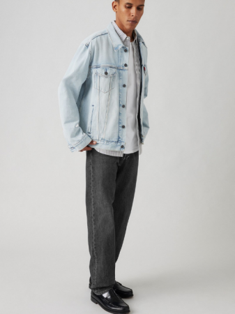 Levi's Blugi Gri Inchis 501 Regular Barbati [3]