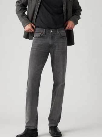 Levi's Blugi Gri Inchis 514 Straight Barbati [4]