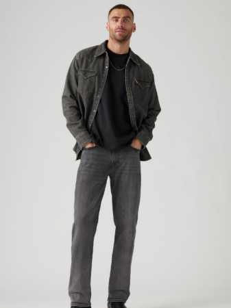 Levi's Blugi Gri Inchis 514 Straight Barbati [2]