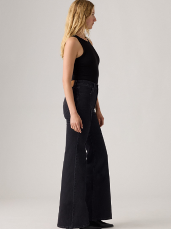 Levi's Blugi Gri Inchis RIBCAGE BELL Flare Femei [1]