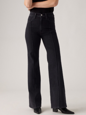 Levi's Blugi Gri Inchis RIBCAGE BELL Flare Femei [4]