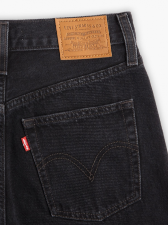 Levi's Blugi Gri Inchis Ribcage Wide Leg Ribcage Femei [7]