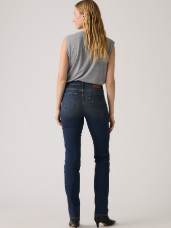 Levi's Blugi Navy 724 Straight Femei [3]