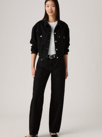 Levi's Blugi Negri Baggy Dad Baggy Femei [5]