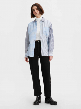 FEMEI - Levi's Blugi Negri Ribcage Straight Ankle Straight Femei