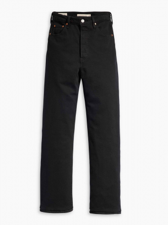 Levi's Blugi Negri Ribcage Straight Ankle Straight Femei [4]