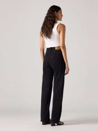 Levi's Blugi Negri Ribcage Full Length Straight Femei [1]
