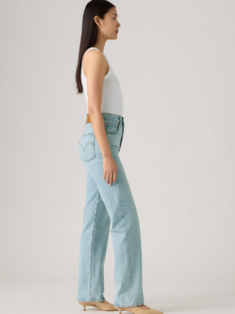 Levi's Blugi Albastri RIBCAGE Straight Femei [1]