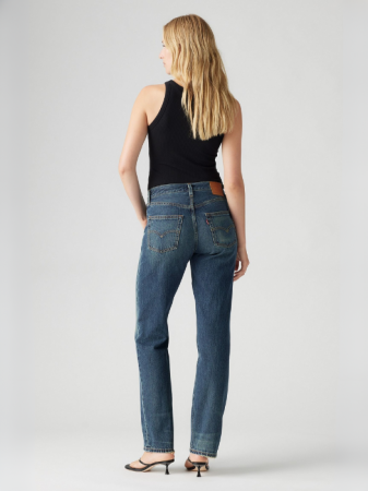 Levi's Blugi Albastri 501 Straight Femei [1]
