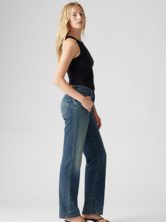 Levi's Blugi Albastri 501 Straight Femei [1]