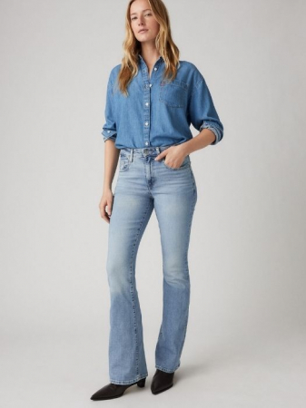 FEMEI - Levi's Blugi Albastri Deschisi 726 Flare Femei