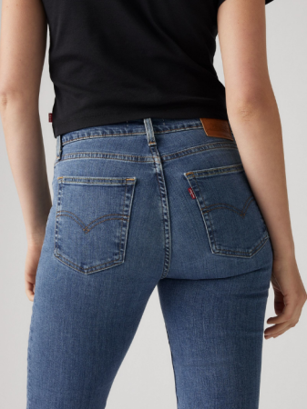 Levi's Blugi Albastri Deschisi 724 Straight Femei [5]