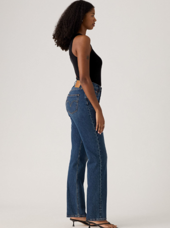 Levi's Blugi Navy 501 Curve Straight Femei [2]