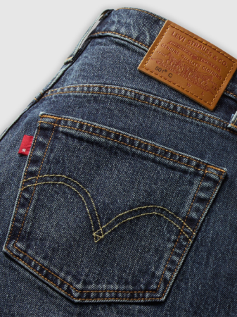 Levi's Blugi Navy 501 Curve Straight Femei [6]