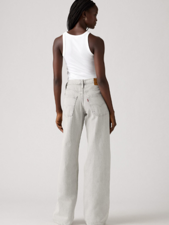 Levi's Blugi Gri Deschis RIBCAGE Straight Femei [4]