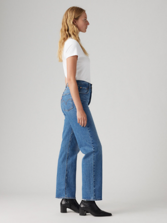 Levi's Blugi Albastri RIBCAGE Straight Femei [1]