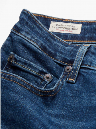 Levi's Blugi Albastri 725 Bootcut Femei [6]