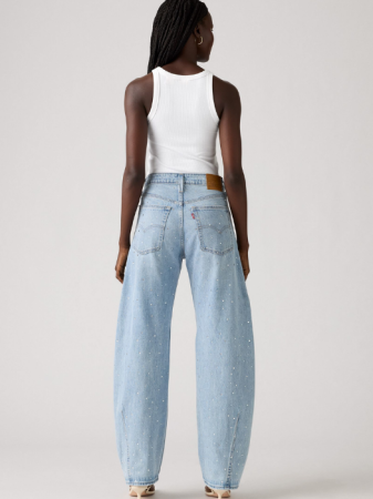 Levi's Blugi Albastri Deschisi Baggy Dad Barrel Barrel Femei [2]