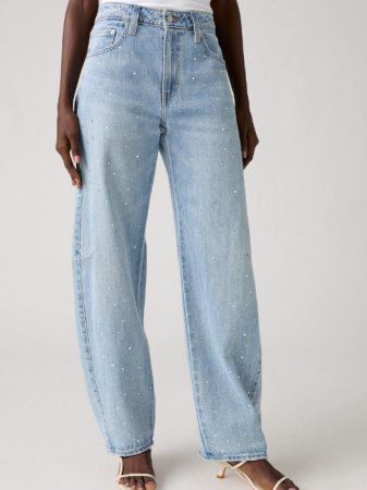 Levi's Blugi Albastri Deschisi Baggy Dad Barrel Barrel Femei [4]