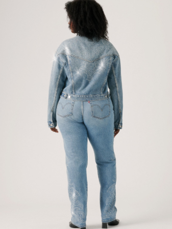 Levi's Blugi Denim Venom Curve 501 Curve Straight Femei [3]