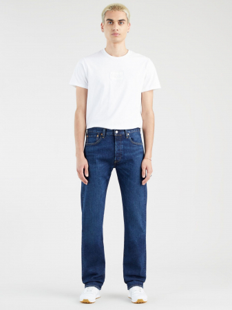 Regular - Levi's Blugi Albastri 501 Regular Barbati