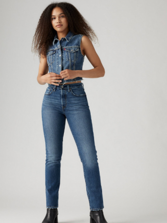 FEMEI - Levi's Blugi Albastri 501 Straight Femei
