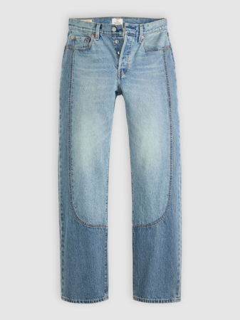 Levi's Blugi Albastri 501 Straight Femei [6]