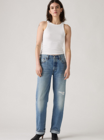 Straight - Levi's Blugi Fresh Plan Selvedge 501 90 Straight Femei