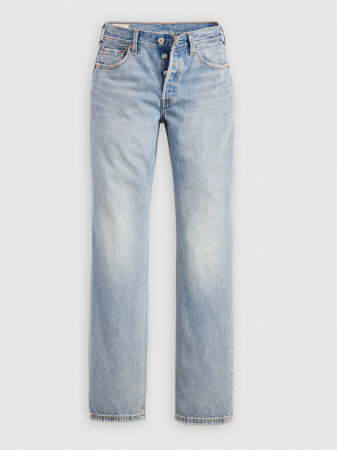 Levi's Blugi Albastri Deschisi 501 90 Straight Femei [5]