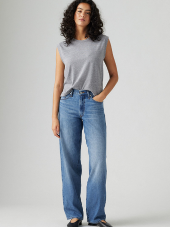 FEMEI - Levi's Blugi Albastri Baggy Dad Loose Femei