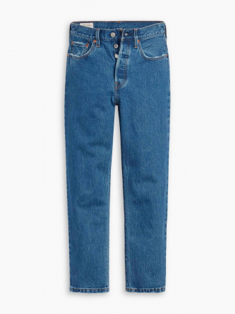 Levi's Blugi Albastri 501 CROP Straight Femei [8]
