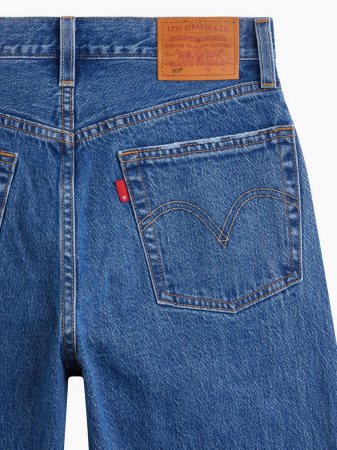 Levi's Blugi Albastri 501 CROP Straight Femei [1]